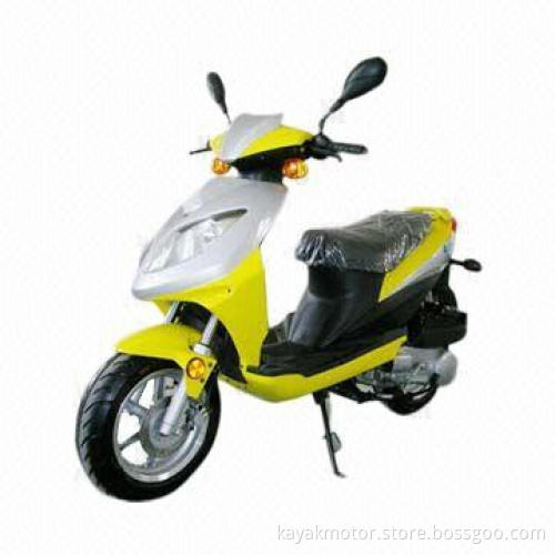 EEC Scooter with 50cc Engine, Single Cylinder, 4-stroke, Kick/Electric Starting